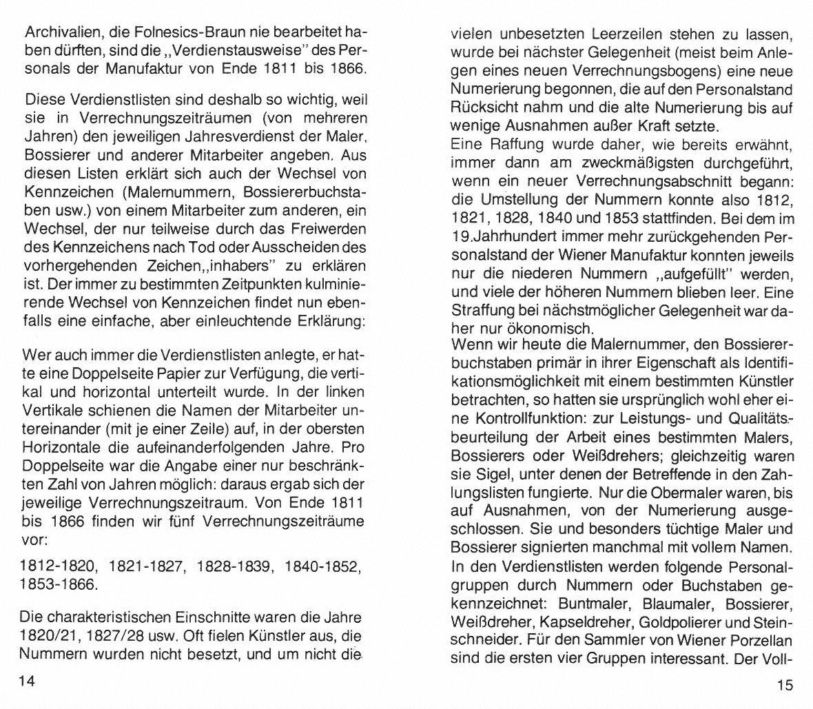 Markenlexikon 4 Wiener Porzellan